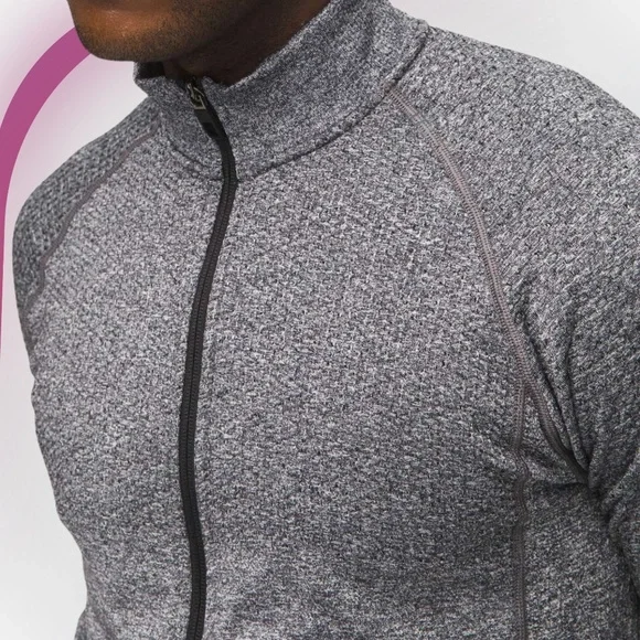 LULULEMON Men's Engineered Warmth Jacket in Vapor/Gull Grey/Black - XL - Picture 9 of 16
